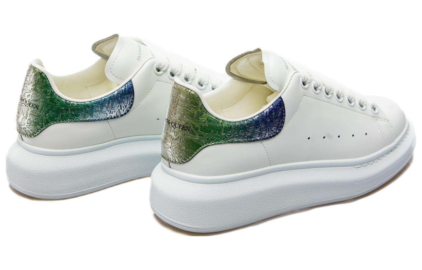 (WMNS) Alexander McQueen Oversized Shoes 'White Opalescent' 718232WICYF9487 #