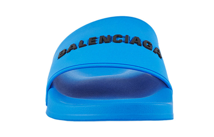 Balenciaga Pool Slides 'Blue' 565826W1S804005 #