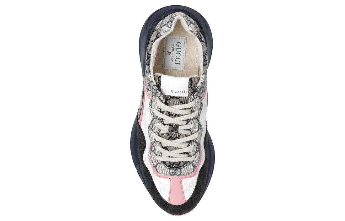 (WMNS) Gucci Rhyton 'Beige Blue Monogram' 692902-UIQ30-1061 #