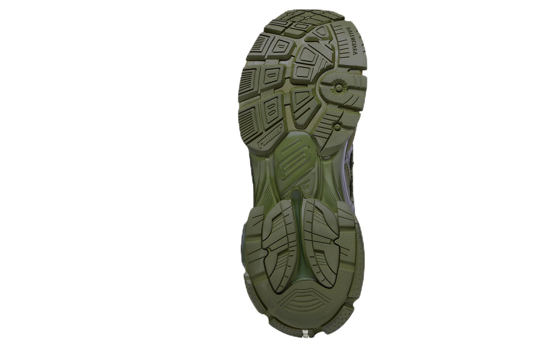 Balenciaga Runner Sneaker 'Leather Free Khaki' 677403W3RB13031 #