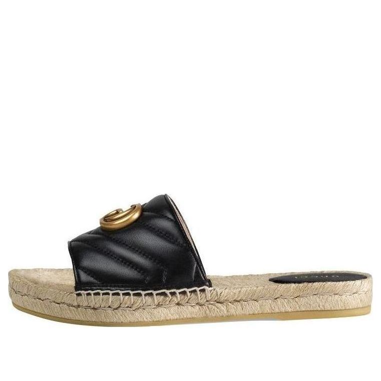 (WMNS) Gucci G Shoe 'Black Gold' 573028-BKO00-1000 #.